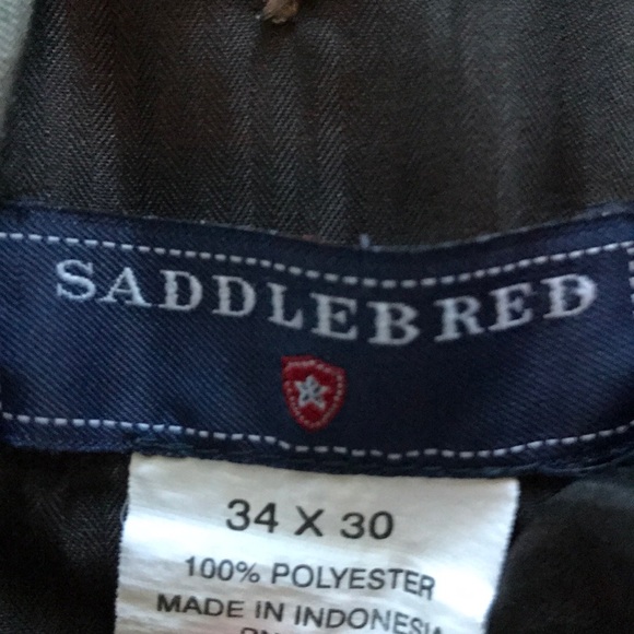 Gray men’s Saddlebred dress pants - Picture 3 of 3